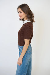 Astrid Twofer Poof Sleeve Polo